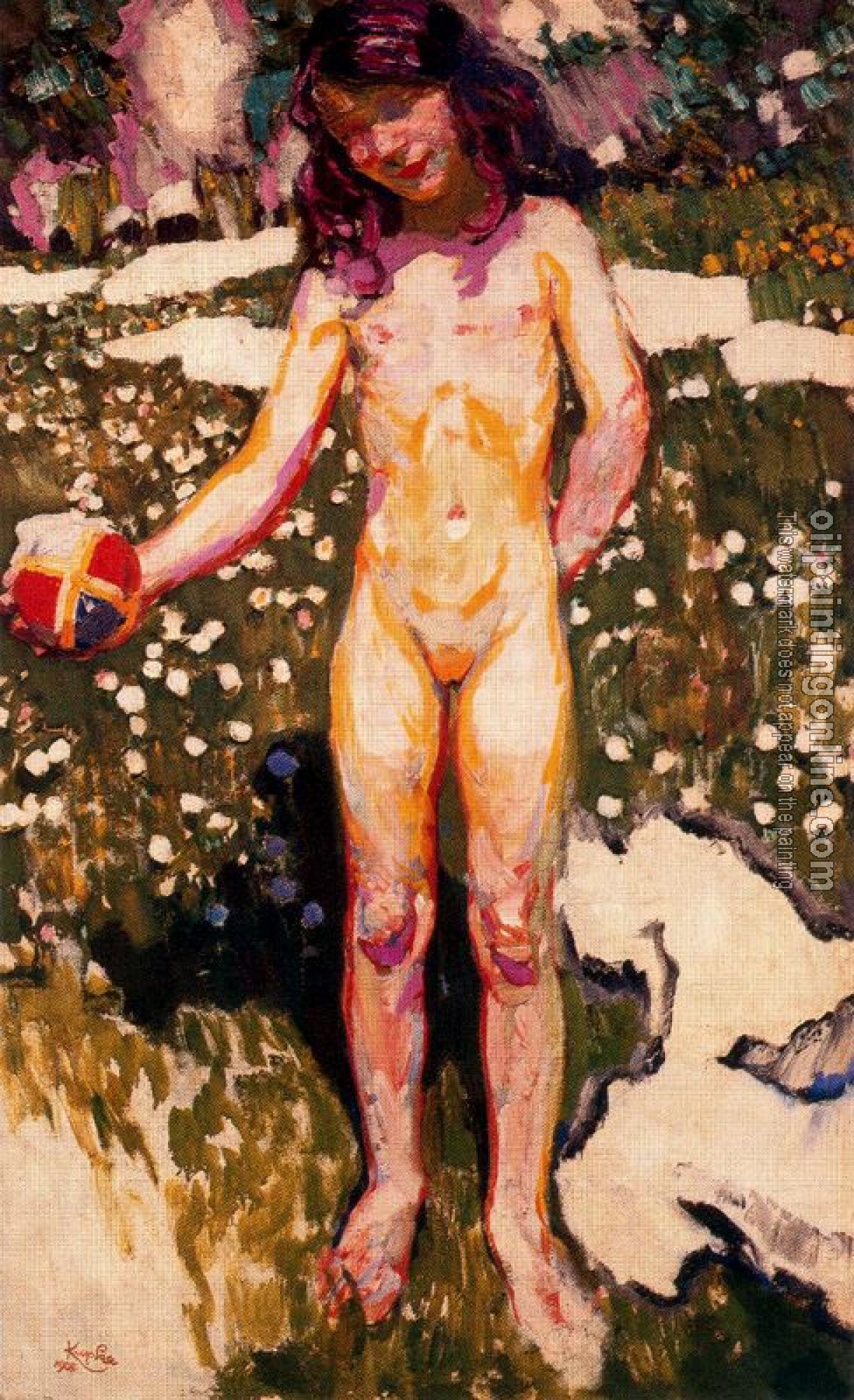 Frantisek Kupka - The Little Girl with a Ball